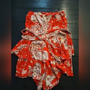 Tube top shorts outfit